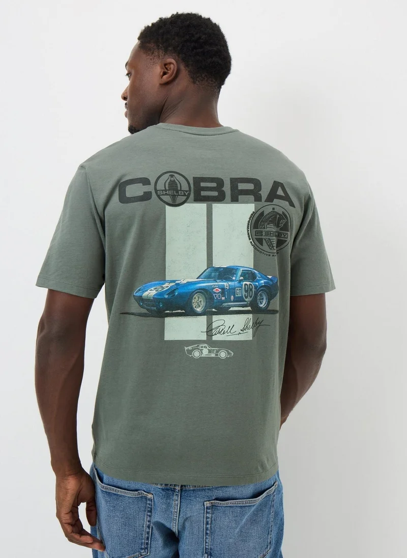 Matalan Green Shelby Cobra Printed T-Shirt